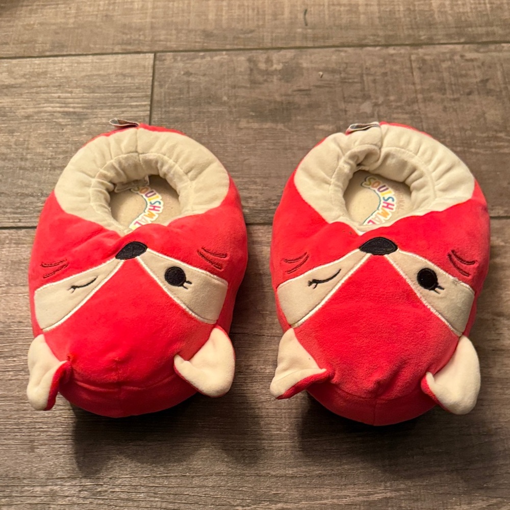 Fido the Fox Squishmallows Slippers size 2-3